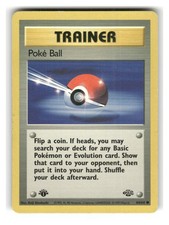 first edition pokeball card Poke Ball [1st Edition] #64 Prices | Pokemon Jungle