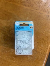 Invisibobble Power HairLoveTech Strong Grip Hair Rings, Clear Transparent, 5 Ct