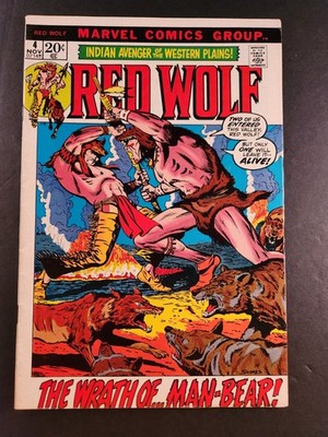 RED WOLF #4 (Marvel 1972) FN/VF