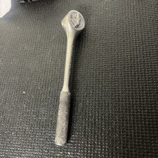 Vtg Husky CB 45 round head 3/8" drive ratchet Made in USA