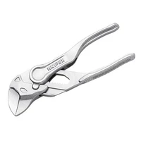 Knipex XS Sliding Joint Pliers Wrench 100mm Slim Head Smooth Jaws KPX8604100BK