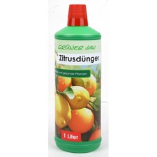 12x GJ Engrais D'Agrumes Zitruspflanzen Engrais 1L 7-4-5 Avec Spurennährstoffen