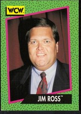 Jim Ross 1991 Impel WCW #154 Rookie