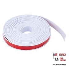 26Ft U Shape Edge Banding 15mm Self-Adhesive Edge Trim Flexible U White