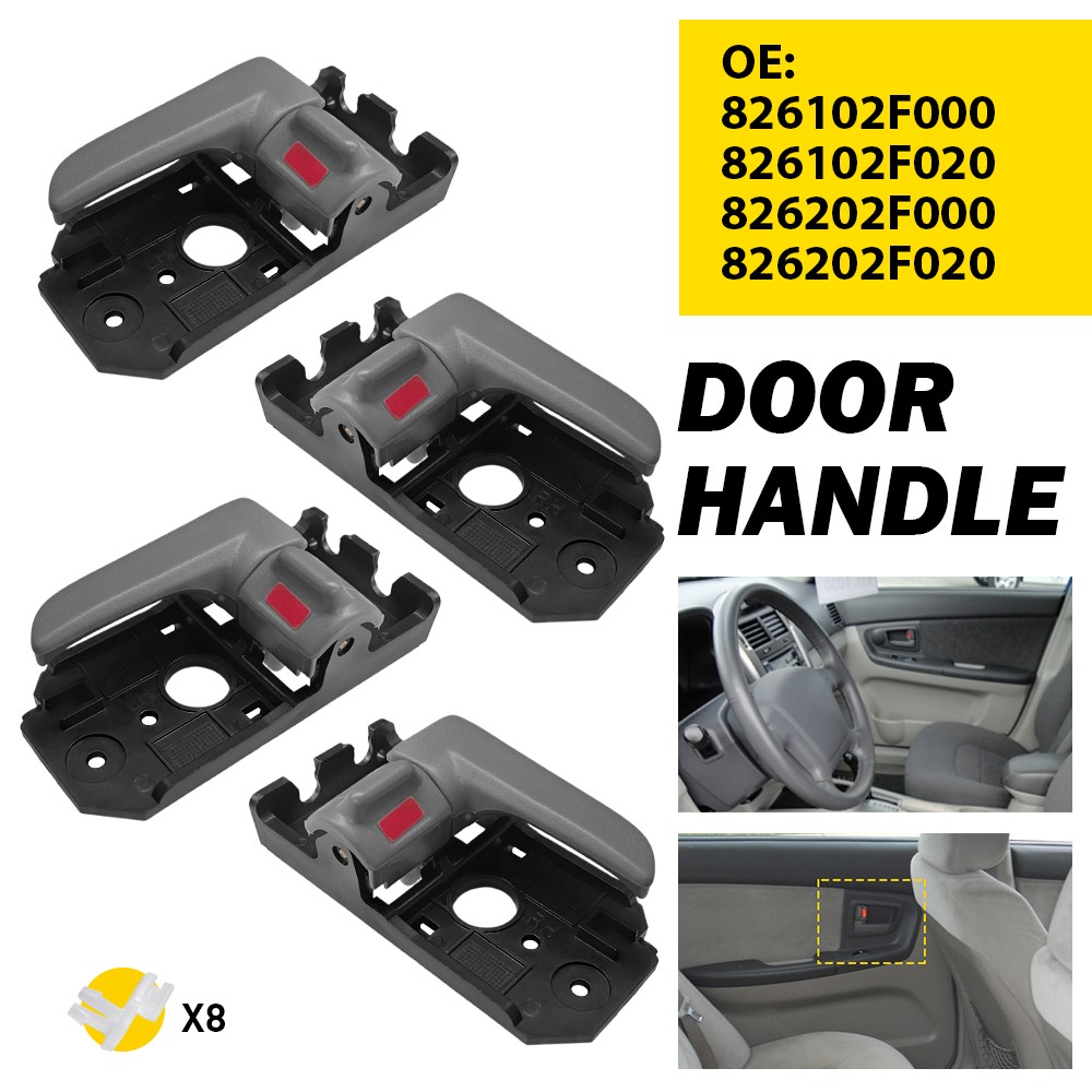 4X For 04-09 Kia Spectra 05-09 Spectra5 Door Handles Interior Right Left Gray EK