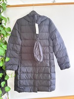 M&S Petite navy feather & down insulated Puffer Coat Jacket UK 10  RRP 100£