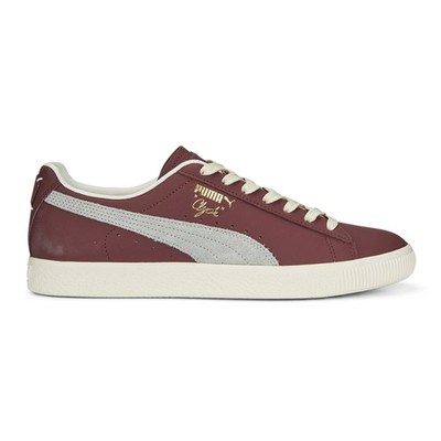 PUMA Clyde Base Lace Up  Mens Red Sneakers Casual Shoes 39009104