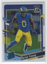 #266 Byron Young 2023 Donruss Optic RC Los Angeles Rams