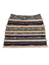 Anthropologie Moulinette Soeurs Erine Sequin Fringe Embellished Mini Skirt Size