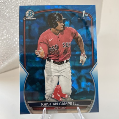 #ad #ad 2023 Bowman Chrome Draft Sapphire Edition Kristian Campbell #BDC 125 RC FBB $9.95