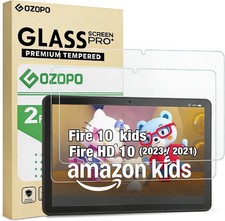 2-Pack Transparent Screen Protector for 10" Kids Pro  Kids Tablets