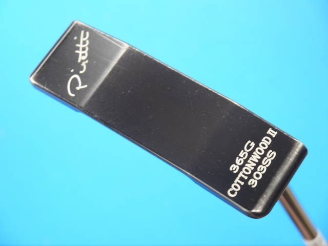 Piretti COTTON WOOD 2 Midnight Black Putter Steel 34.5in SUP