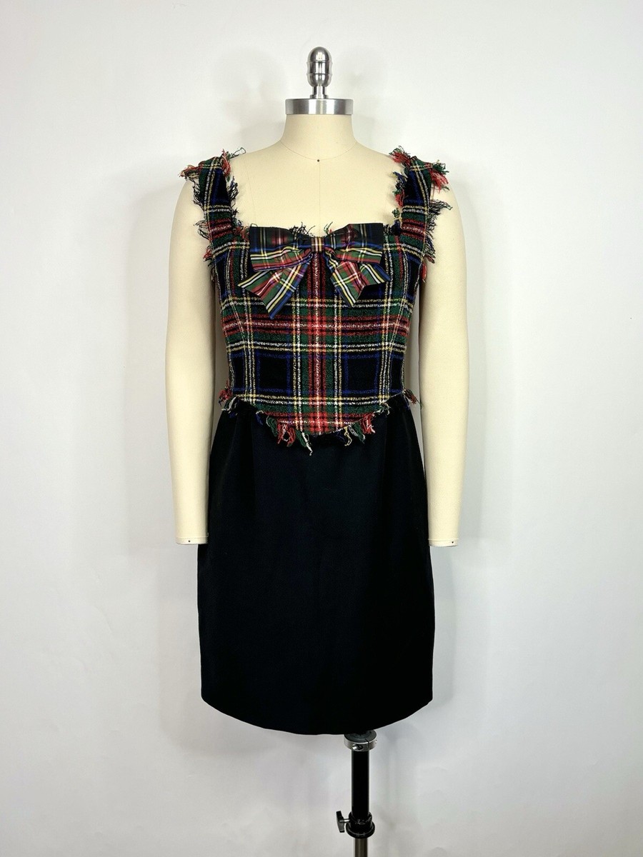 90s tartan dress Clueless inspired plaid Grunge plaid dresses of the