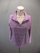 Columbia Size XL 18-20 Girls 1/2 Zip Stand Collar Fleece Athletic Pullover 446