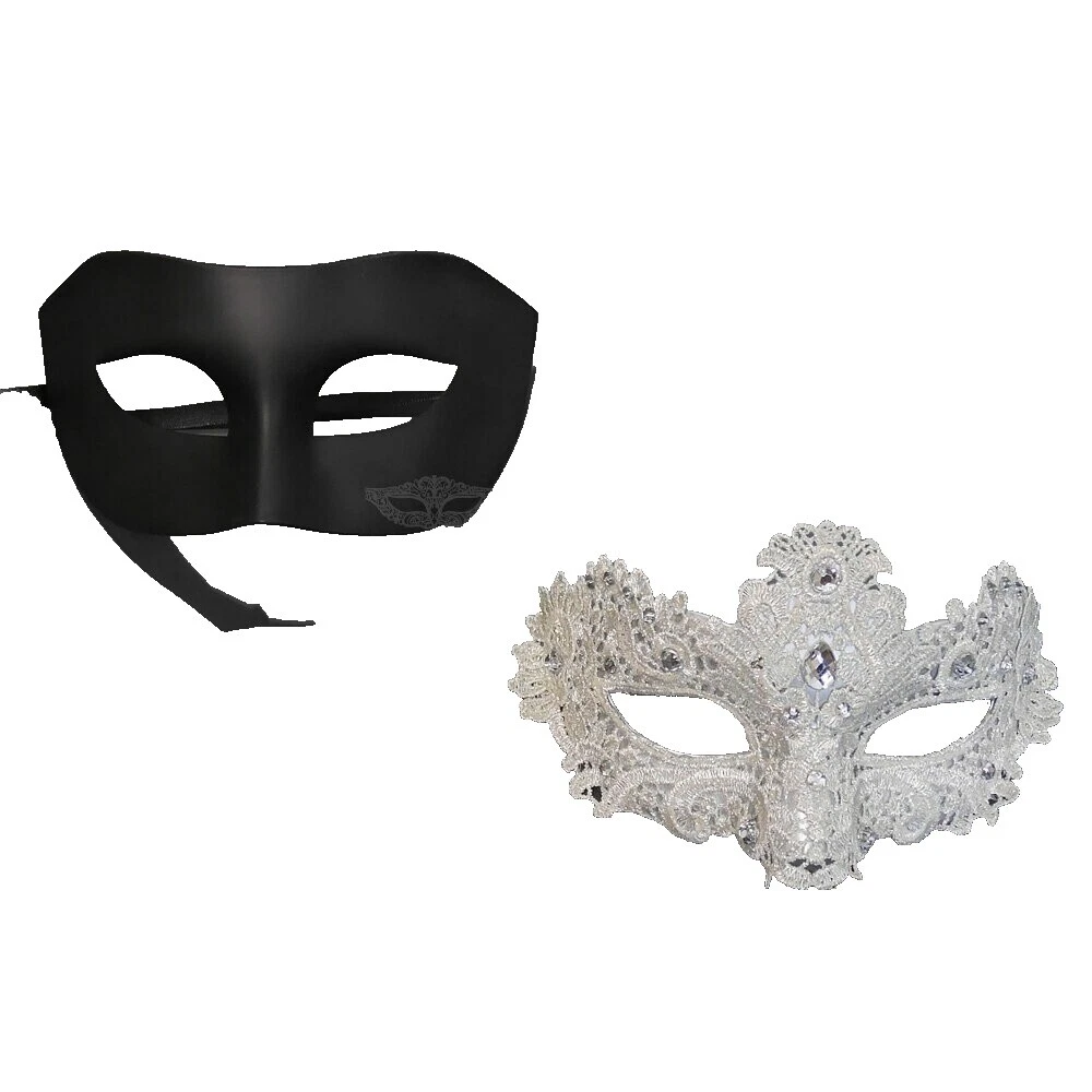 Disfraz Veneciano Blanco máscaras y antifaces