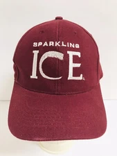 Sparkling Ice Drink Water Red Maroon Adjustable Hat