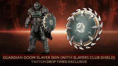 DOOM The Dark Ages - Guardian Doom Slayer Skin + Shield Key