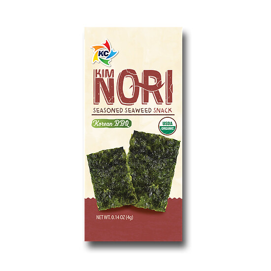 Organic Kimnori Seasoned Roasted Seaweed Snacks 36 Packs Korean BBQ