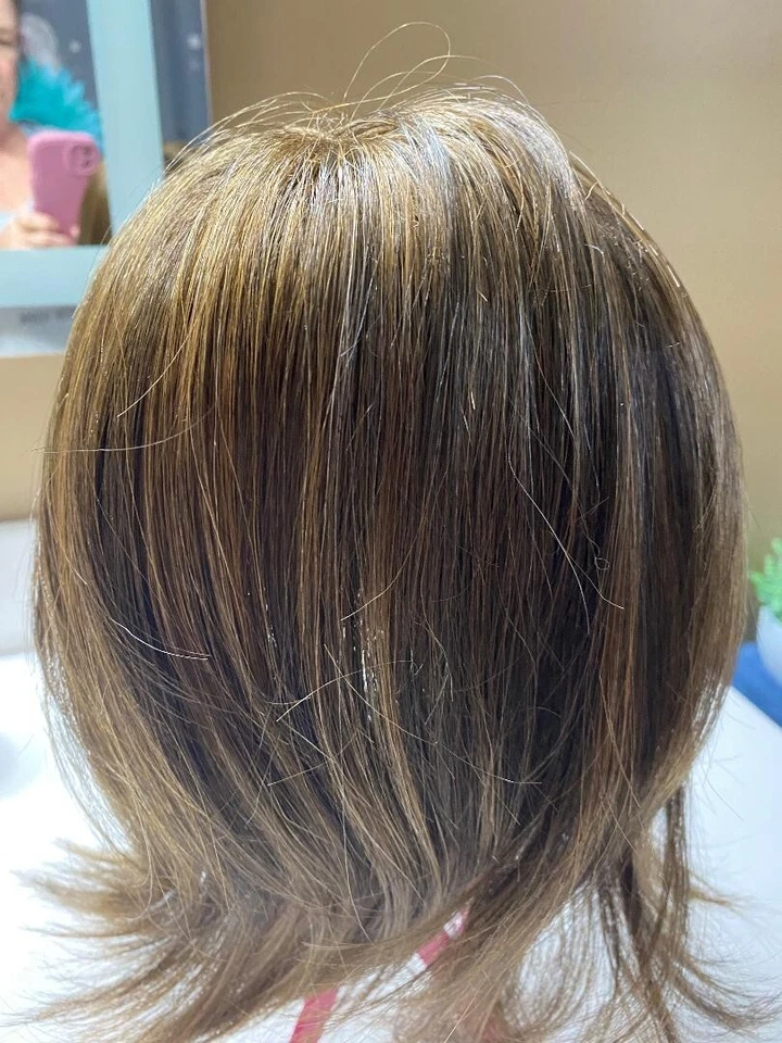 Top Perfect Synthetic Hair Wiglet by Gabor GL8/10 DARK CHESTNUT - Image 4 of 4