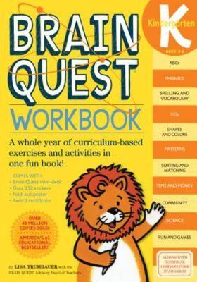 Brain Quest Workbook: Kindergarten - paperback, 0761149120, Lisa Trumbauer