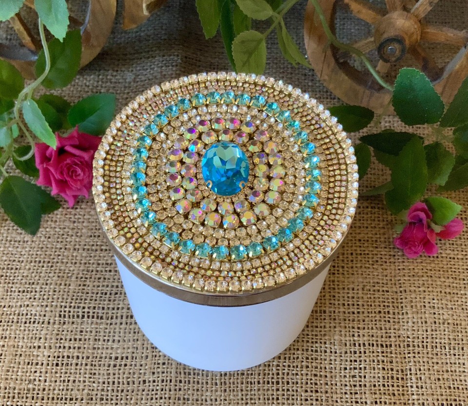 Bath & Body Works/ White Barn 3 Wick Candle ‘Handcrafted Rhinestone