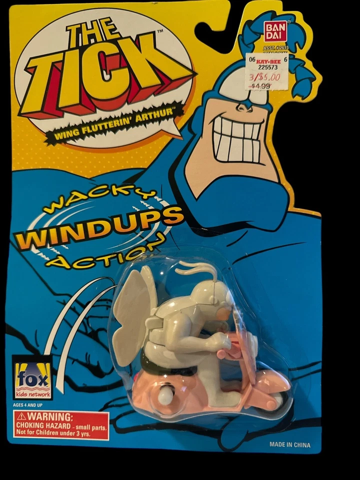 "NEW" The Tick Vintage 1994-1995 Bandai Collectible Miniature Figures Lot of (4) — 第 4/4 张图片