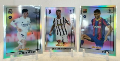 2020 21 Topps Chrome Merlin Collection UEFA Soccer #1-100 REFRACTOR  You Choose