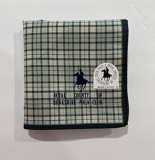 Handkerchief Men Polo Cotton Art Pocket Square 16" Classic Green Pastel Striped