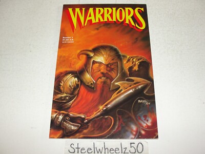 Warriors #1 Comic 1987 Adventure Publications Fantasy Adam Hughes Brian Guice