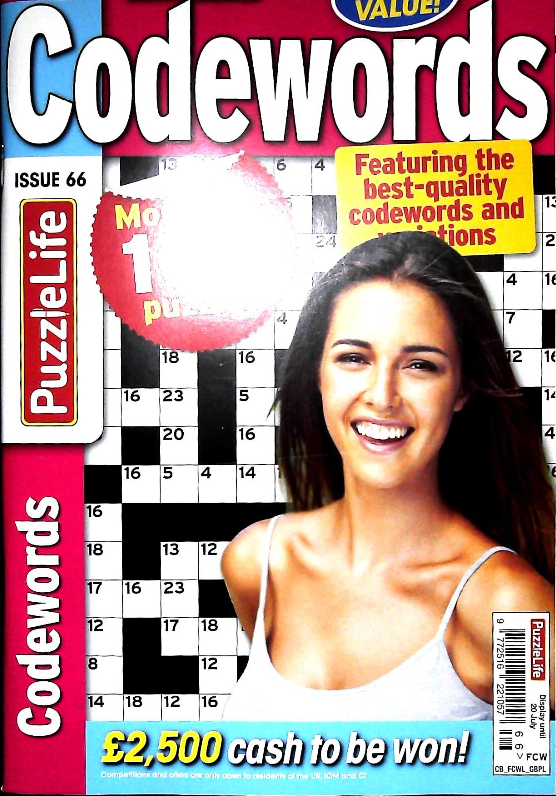 Codeword Puzzle Book Family Magazine issue 66- Over 100 Puzzles NEW
