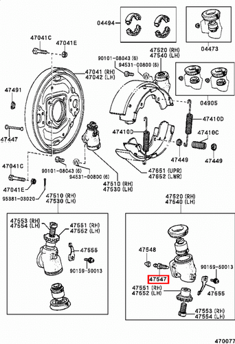 Genuine Toyota Dyna 100 YH81 YH80 LH80 Front Drum Brake Bleed Nipple x2 - Picture 3 of 12