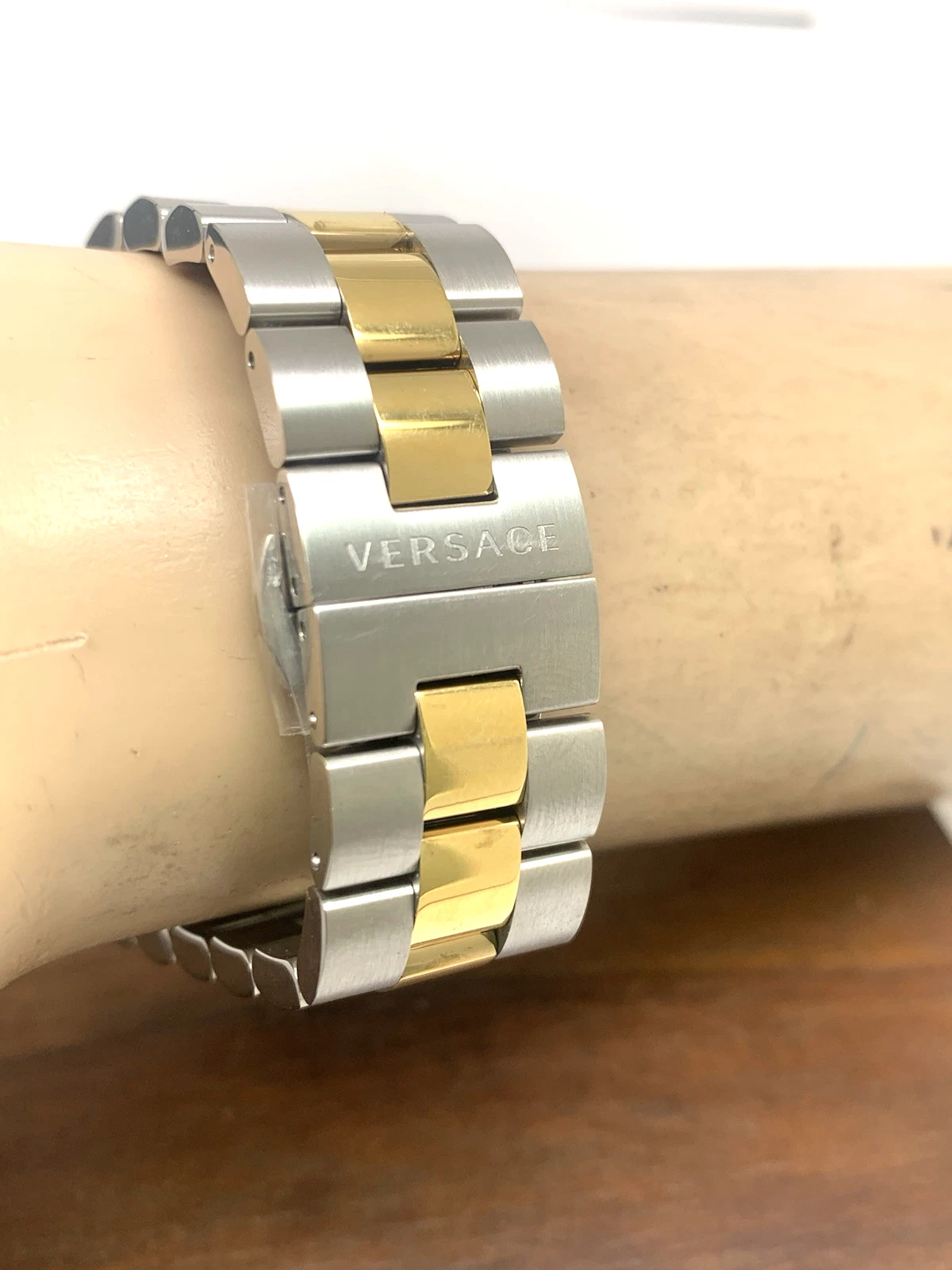 Orologio Versace Donna VEOX00822 Quarzo Svizzero Cronografo Acciaio Bicolore