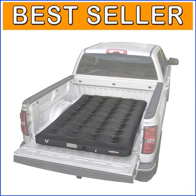 Compact Foldable Truck Bed Air Mattress with Built-In Pump - 400 lbs Capacity