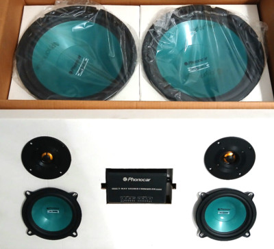 Phonocar Professional Car Hi-Fi Speaker System with 600Wx2 1200W Woofer