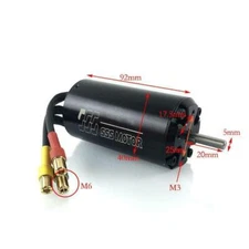 TFL SSS 2PCS CNC 4092-1200KV Brushless Motor 4 Pole DIY RC Boat Model Electronic