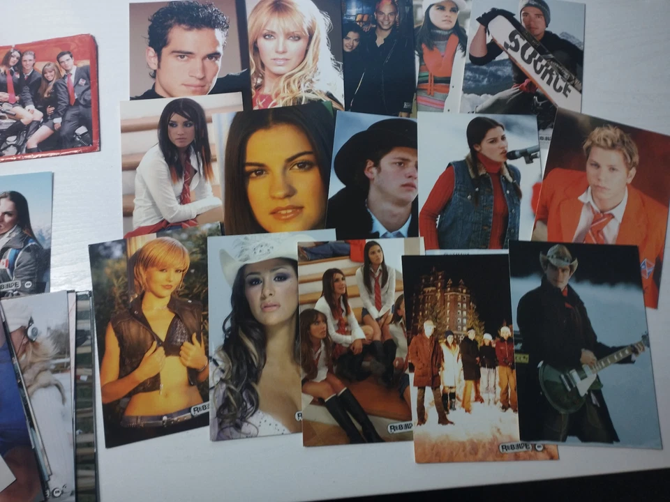RBD Rebelde Colección Oficial 34 Photocards Fotos Postales Panini - Imagen 2 de 4
