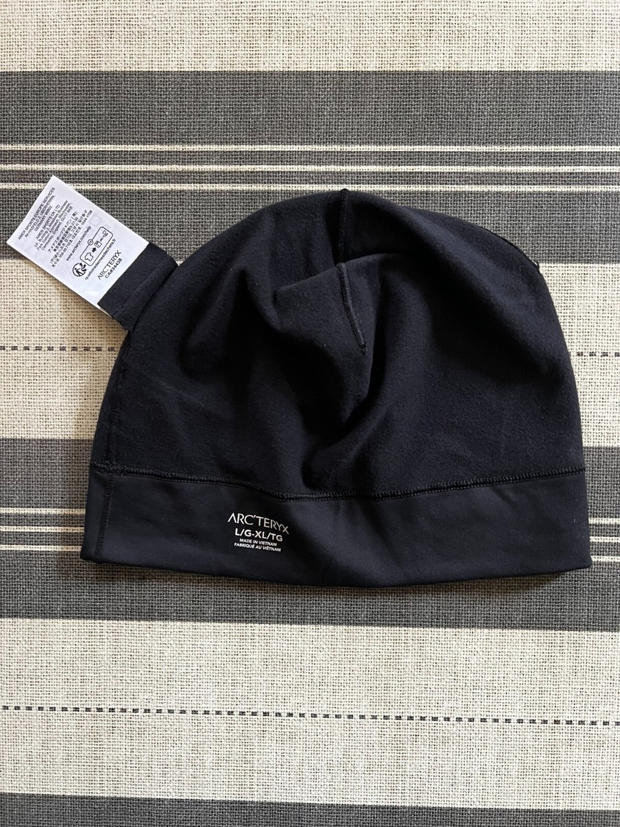 Brand New Arcteryx Rho Toque Black with Tags - Size S/M & L/XL