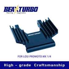 BeaxTurbo CNC Alu 7075# CRASH STRUCTURE For LOSI PROMOTO MX 1/4 LOS261010 black
