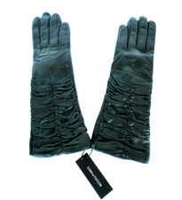 NEW - Vintage Lord  Taylor Women's Genuine Leather Gloves in Black