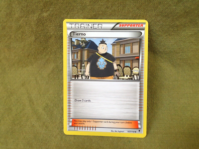 Pokemon Trading Card - Phantom Forces: Tierno 107/119 Pokemon Trading Card - Phantom Forces: Tierno 107/119