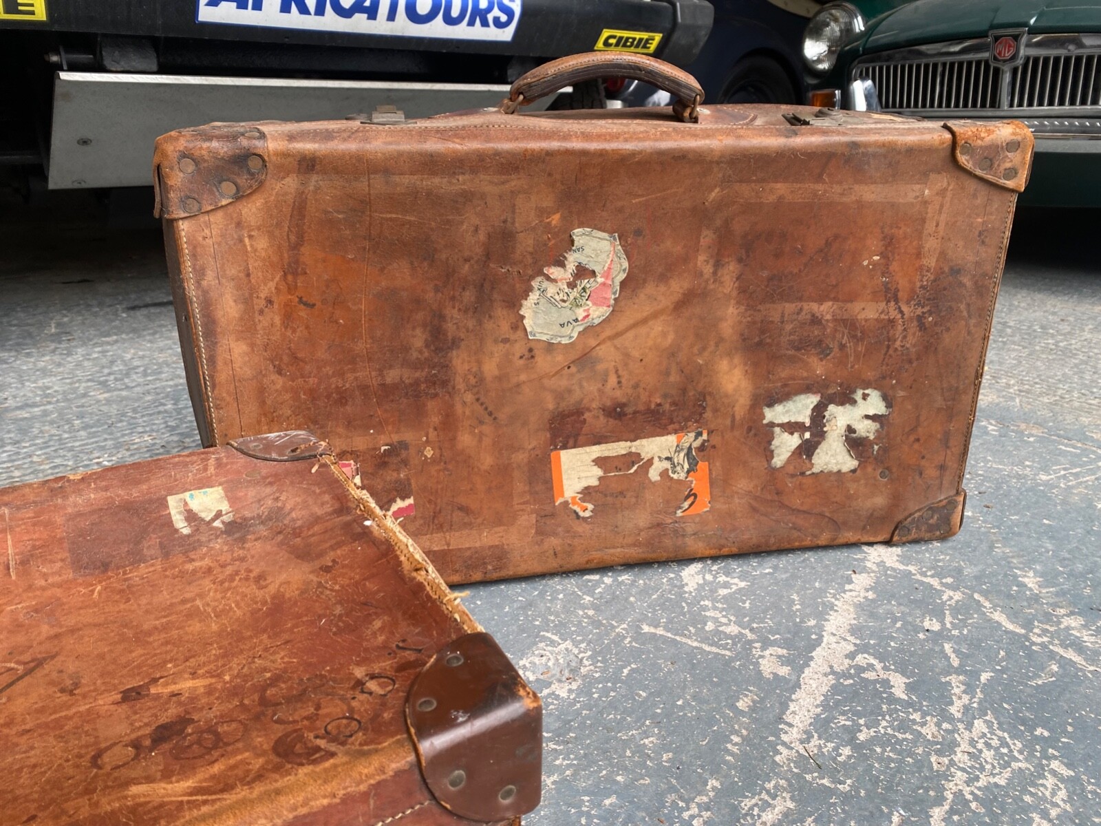 1960s vintage leather suitcases eBay