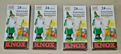 original Knox Räucherkerzen Gr. M 4 x 24 = 98 Stück Weihnachtsduft