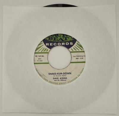 Dave Atkins SHAKE-KUM-DOWN, LET'S HAVE A GOOD TIME (45 ROCKABILLY)#511 PLAYS VG+