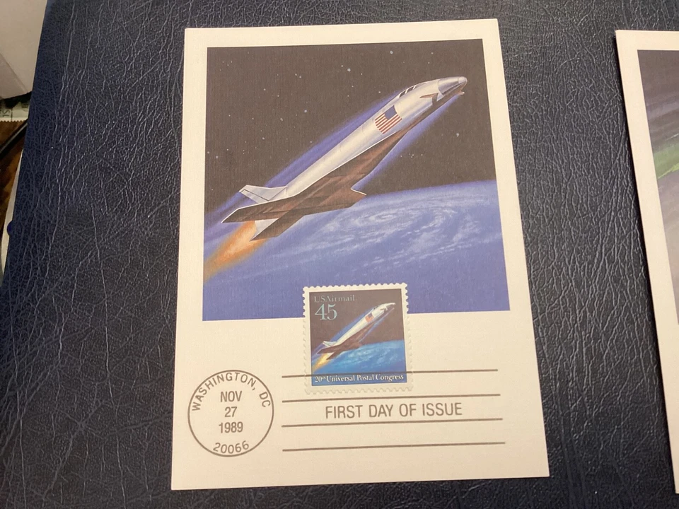 ICOLLECTZONE US C122-125 Beautiful Color Card FDC Set (A100) - Image 2 of 4