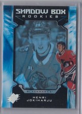 2018-19 SPx Shadow Box Rookies Autographs Silver Henri Jokiharju Auto /198