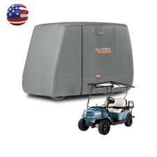 Golf Cart Cover Heavy Duty 420D Waterproof for EZGO, Club Car, Yamaha 2/2 2