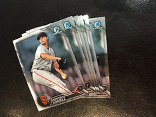 2016 Bowman Chrome BCP45 Andrew Suarez 7 count lot San Francisco Giants