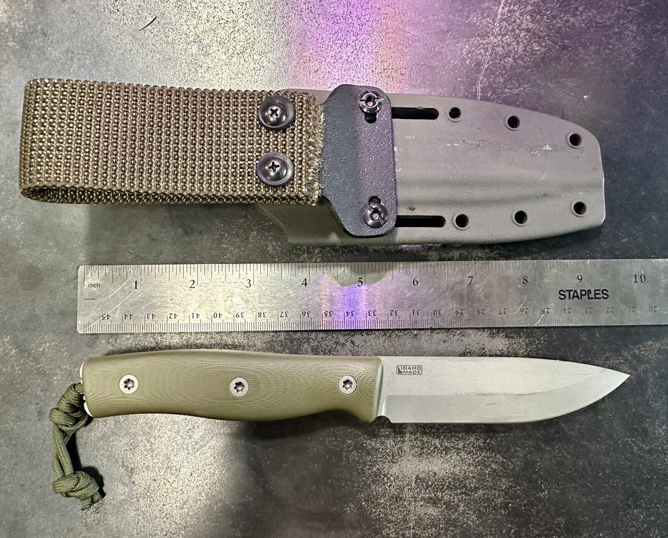 Survive Knives GSO 4.5 Bushcraft Knife CPM3V With Now Drill Divot