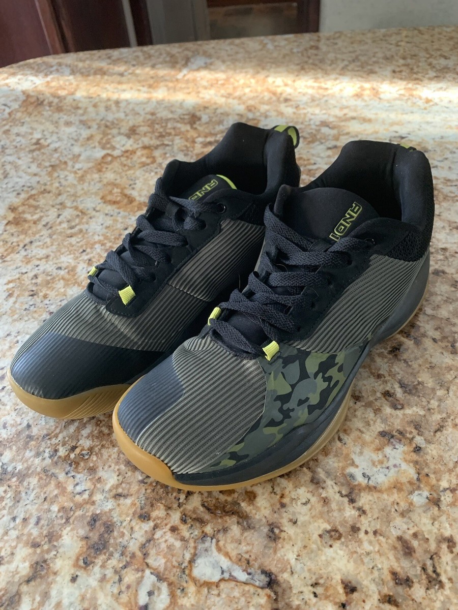 And1 Men's Vroom Basketball Low-top Sneakers, Size: 12, Black
