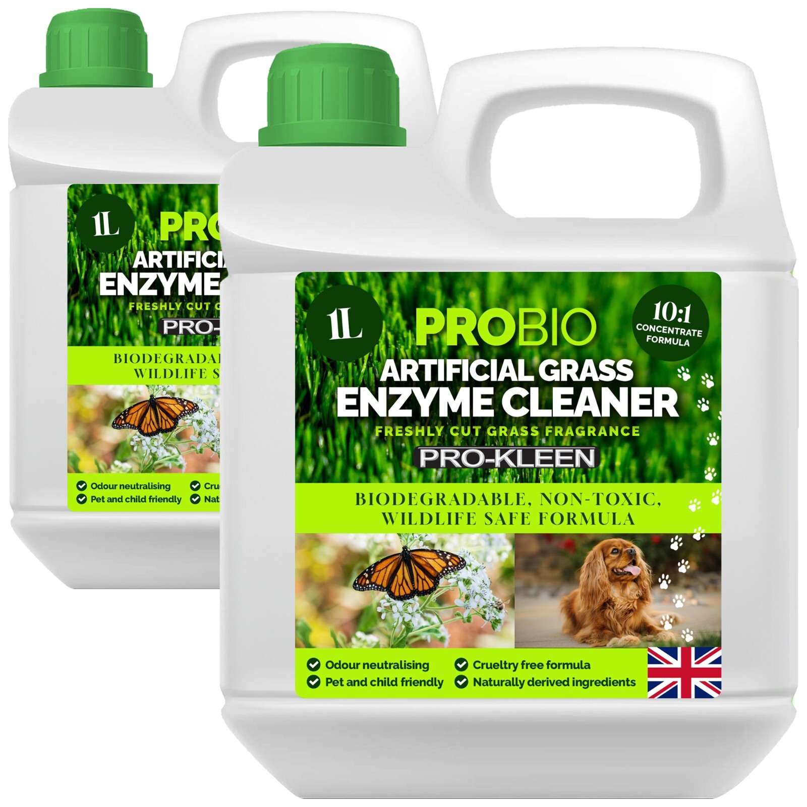 ProKleen Artificial Grass Probiotic Cleaner Pet Wildlife Safe Turf Deodoriser 2L